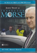 Inspector Morse: Set Five Masonic Mysteries (DVD, 2011, 3-Disc Set) pbs LIKE NEW - £6.89 GBP