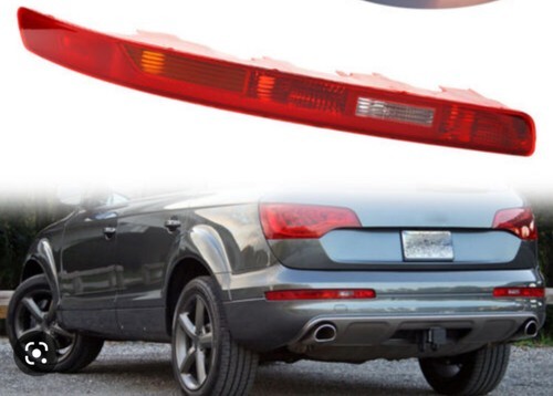 For 2009-2015 Audi Q7 80A945069A LH Red 5 Bulb Rear Bumper Reflector Bra... - $51.27