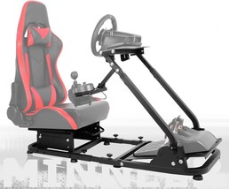 MN Driving Game Sim Racing Frame Rig for Seat Wheel Pedals Xbox PS PC Console F1 - £186.03 GBP
