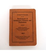 Vtg Constitution of the Brotherhood of Locomotive Firemen and Enginemen ... - $14.99