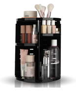 360 Rotating Makeup Organizer - Adjustable Shelf Height and Fully Rotata... - £17.60 GBP