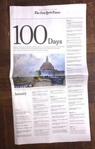 New York Times 100 Days Special Report April 30, 2025 - $12.86