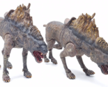LORD OF THE RINGS DELUXE Action Figure WARG BEAST 2003 Lot x2 - $33.27