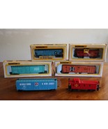 Bachmann Ho Scale Train Cars Lot Of 6 Boxcar Caboose Hopper - £16.55 GBP