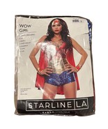 Wow Girl Superhero Costume XL By Starline LA Includes Top Shorts Waist C... - €41,35 EUR
