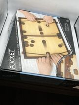 ET Games Pucket Frantic Wooden Game Board Fast Paced Flying Puck Game  - $639.30 MXN