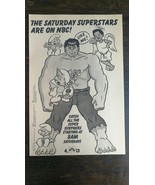 Vintage 1982 Saturday Morning Cartoons Smurfs Full Page Original TV Ad 721 - £5.26 GBP