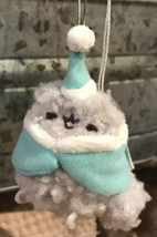 Gund Pusheen Cat Plush Collector Holiday Cheer Christmas Tree Ornament Stormy - £9.90 GBP