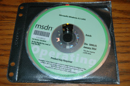 Microsoft MSDN Windows 8.1 X64 Disc 5098.01 Januray 2014 Dutch - £11.94 GBP