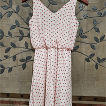 LUSH Dress With Pink Tulips  Size XS - £13.22 GBP