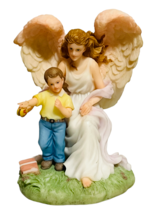 Seraphim Classics Angel figurine Roman sculpture Watch over Me boy yoyo yo gift - £31.61 GBP