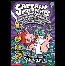 Captain Underpants the Invasion of the Naughty Cafeteria Ladies With CD New - £8.49 GBP