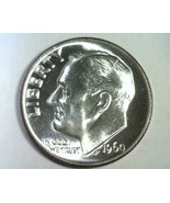 1960 ROOSEVELT DIME CHOICE UNCIRCULATED CH. UNC NICE ORIGINAL COIN FAST ... - £4.68 GBP