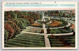 Gettysburg PA Soldiers National Cemetery Pennsylvania Postcard M29 - $5.95