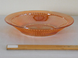Vintage Jeannette Glass Anniversary Marigold Iridescent Carnival 7 3/8 Soup Bowl - £4.66 GBP