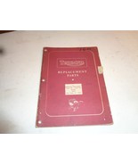 1954 Triumph Speed Twin, Thunderbird, Tiger 100 Replacement Parts Manual - $41.58