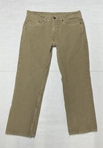 Levi’s 514 Corduroy Pants Men&#39;s Size 32x30 (actual 31 x 25.5 Inseam) Tan - $435.96 MXN