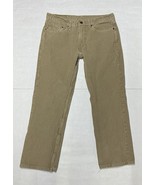 Levi’s 514 Corduroy Pants Men&#39;s Size 32x30 (actual 31 x 25.5 Inseam) Tan - $435.96 MXN