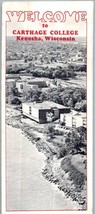 Carthage College Kenosha Wisconsin Brochure 1980&#39;s - £11.67 GBP