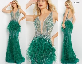 JOVANI 03023 EMERALD. Authentic dress. NWT. SEE VIDEO. Free shipping. BE... - £527.23 GBP