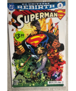 SUPERMAN DC Universe Rebirth #1 (still sealed in bag) DC Comics VF - $272.57 MXN