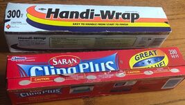 Bundle Of 2 Vintage Plastic Film Wraps Photos Props  Read Description - $220.13 MXN