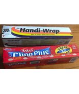 Bundle Of 2 Vintage Plastic Film Wraps Photos Props  Read Description - $16.73 CAD