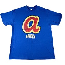 Genuine Merchandise Unisex Large Blue Atlanta Braves Short Sleeve Crew Neck Tee - $15.99