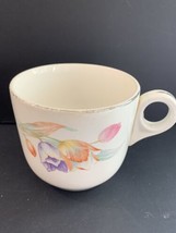 Hall Superior Tulip Pattern Coffee Cup Mug 3&quot; Tall - $18.70