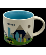 Starbucks Denver You Are Here Mug Collector Cup 14 oz Colorado YAH Mount... - $19.28 CAD