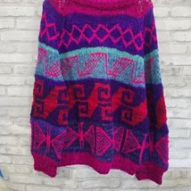 Vintage Handmade in Bolivia 100% Wool Sweater One of a Kind Size Large M... - $81.55 CAD