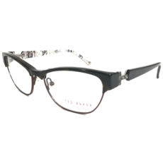 Ted Baker Eyeglasses Frames B233 HAV Brown Tortoise Cat Eye Crystals 51-15-135 - £51.04 GBP