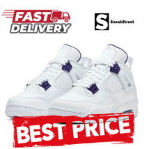 Sneakers Jumpman Basketball 4, 4s - Metallic Purple (SneakStreet) high q... - £69.74 GBP