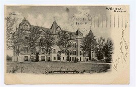 Mt Carmel Academy UDB Postcard Wichita Kansas 1905 - £14.13 GBP