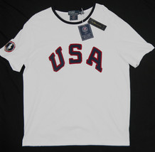NEW Polo Ralph Lauren Official London Olympics 2012 T Shirt! Custom Fit Felt USA - £39.95 GBP