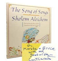 Sholom Aleichem Curt Leviant THE SONG OF SONGS Signed 1st 1st Edition 1st Printi - £65.40 GBP