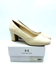 H Halston Women&#39;s Paris Pumps- Ivory, Size US 9M / EUR 40 - £28.01 GBP