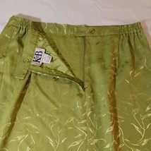 Stella Louise for KB Back Zipper Women's Green Skirt Size 18W Measured Waist 27 image 4