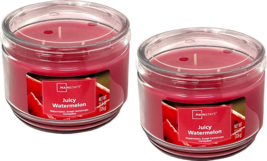 Mainstays 11.5oz Scented Candle 2-Pack (Juicy Watermelon) - £19.91 GBP