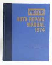 ORIGINAL Vintage 1974 Motor Auto Repair Manual Hardcover Book - £23.21 GBP