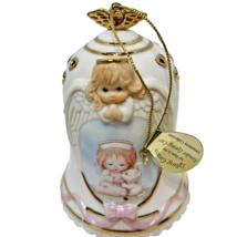 VTG 2002 Lifting Graces Tender Loving Care Porcelain Bell Christmas 4&quot; - £11.22 GBP