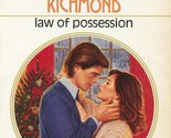 Law of Possession (Harlequin Presents No 1421 Emma Richmond - $2.93