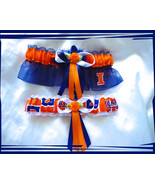 University of Illinois Illini Assorted Organza Fabric Flower Wedding Gar... - £19.66 GBP