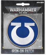 Warhammer 40K Game Ultramarines Icon Logo Embroidered Patch NEW UNUSED - $7.84