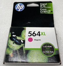Genuine HP 564xl Magenta Ink Cartridge Jan. 2021 - 564 XL Sealed - £6.03 GBP