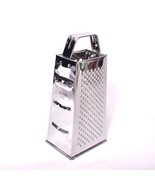 Box Grater/Shredder with Handle, 4-Sided, Stainless Steel - £10.05 GBP