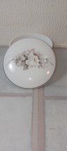 Floral Round Porcelain Schmidt Brazil Rose Trinket Box - $14.95