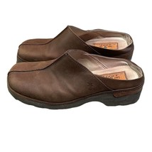 Frye Brown Leather Scout Mule Shoe Womens 8M Slip-on Clog 70360 - £39.11 GBP