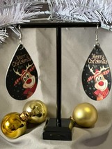 Adorable Reindeer festive earrings. Great gift ideas - £6.14 GBP