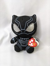 Ty Marvel Black Panther Plush 6 Inch 2021 Stuffed Animal Toy - $6.95